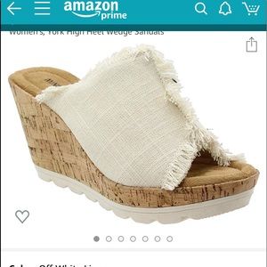 Minnetonka  Women's, York High Heel Wedge Sandals